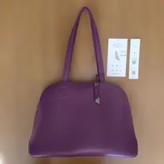 【美品】レガートラルゴ パープル トートバッグ A4 かるいかばん