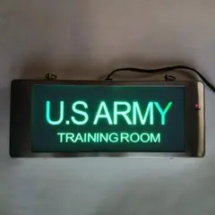 【レア】ルームサインライト アメリカン雑貨 U.S ARMY