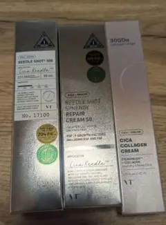 【未開封】リードルショット300/シカコラーゲン/シナジークリーム50セット