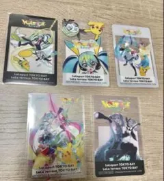 ポケモン　初音ミク　ららぽーと 東京ベイ　クリアカード　5種セット　ポケミク