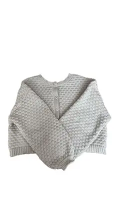 2wayぽこぽこ軽量クロップド丈ニットカーディガン