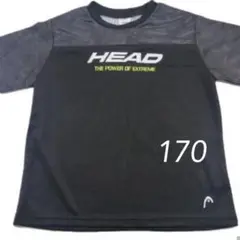 新品　HEAD メッシュTシャツ 170サイズ 黒