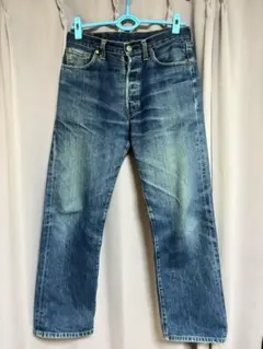 束*郎様 値下げ中　Levi's501XX1955W30バレンシア赤耳E鬼ヒゲ値