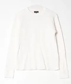 BEAMS ビームス 【ビームスの百名品】サーマル クルーネック ホワイト Sのサムネイル