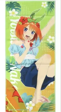 五等分の花嫁　中野四葉　マイクロファイバータオル　夢見る夏　梅雨のうたたね