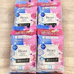 新品　ビオレさらさらパウダーシートさわやかマリン ふわっとフローラル　徳用　6個 新品 ビオレさらさらパウダーシートさわやかマリン ふわっとフローラル