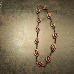 木製ビーズ ネックレス