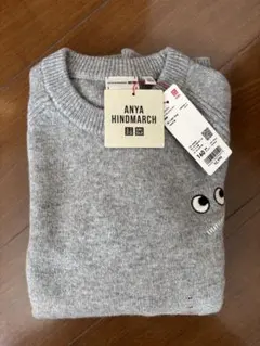 キッズ　UNIQLO　アニヤ　プレミアムラムクルーネック