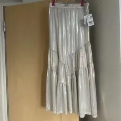 ローリーズファーム　グリッタープリーツスカート