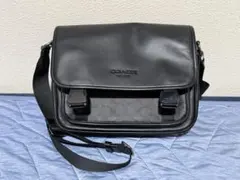 COACH ブラック メンズ ショルダーバッグのサムネイル