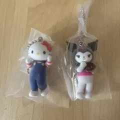 サンリオキャラクターズ　ミニチュアチャーム～ライブキャラクター～　２点セット