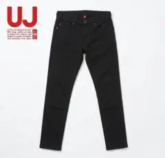 UNIQLO（ユニクロ）UJ スキニーフィット テーパードジーンズ ブラックS