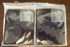 ユニクロAIRism ブラックXLサイズ 2枚セット
