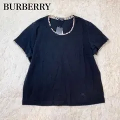 【新品タグ付】希少 バーバリー ノバチェックフリルトップス シャツ 大きいサイズ