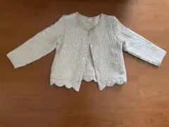 petit main カーディガン 120 グレー