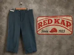 RED KAP PT20 ワークパンツ W34 緑青　クロップド　雰囲気抜群