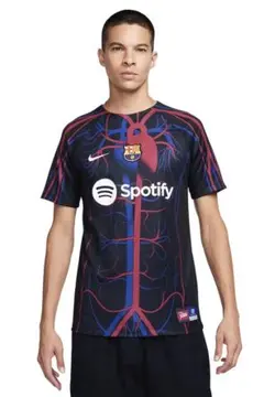 USSサイズ ナイキ FCバルセロナ x パタ ショートスリーブ サッカートップ