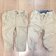 H&M カーゴパンツ ズボン セット 双子 80 90 子供 68