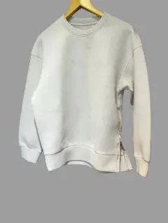 UNIQLO theoryコラボホワイト サイドジッパー スウェット