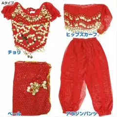 アラビアン衣装全身セット 4点のサムネイル
