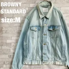BROWNY STANDARD ライトブルー デニムジャケット レディース M