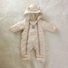 薄ピンク フード付きアウター 60〜70