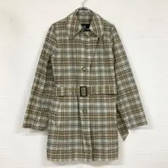 256 Aquascutum チェック柄レインコート トレンチコートのサムネイル
