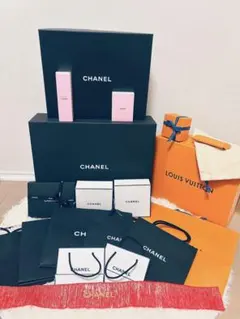 CHANEL 大量まとめ＋LouisVuitton 空箱 袋ショッパーセット