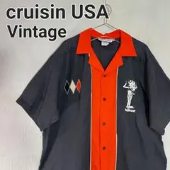 90s Vintage Cruisin USA ボーリングシャツ バッグ刺繍 - メルカリ