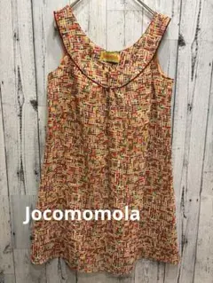 ♠️ Jocomomola ホコモモラ　ノースリーブ　総柄チュニック　日本製のサムネイル
