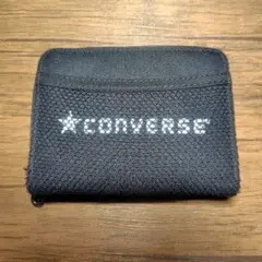 CONVERSE 財布 ウォレット 2つ折り 黒 カード12枚収納のサムネイル