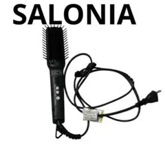 SALONIA ブラシヘア　アイロン ブラック　髪の毛サラサラ　ストレート