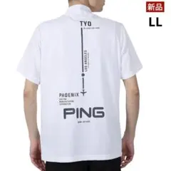 PING新品】LLサイズ 速乾消臭 UVカット モックネックストレッチシャツ