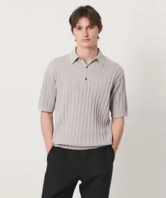 26ss UNITED ARROWS シャーリーカーンワイドリブニットポロシャツのサムネイル
