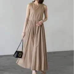 MARIHA イエロー ノースリーブ ロングワンピース - メルカリ