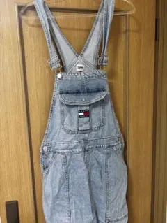 TOMMY JEANS ライトブルー デニムオーバーオール Mのサムネイル