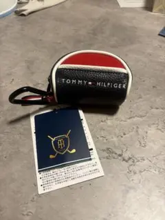 新品 ボールケース ネイビー トミーヒルフィガー ゴルフ　ホルダーのサムネイル