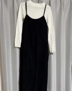 【セット】earth music&ecology キャミワンピース M ブラック