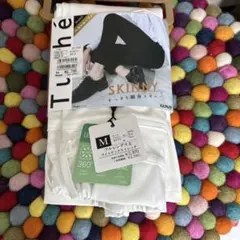 【新品】グンゼTuche⭐︎ベルトループ付きフルレングス丈スキニーホワイトM