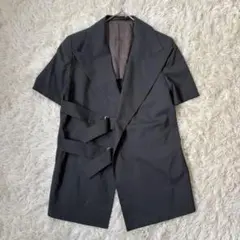 美品✨ヨウジヤマモト 変形 ジャケット 半袖のサムネイル