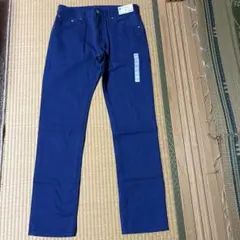 GUスリムフィットカラージーンズ(ブルー)33インチ新品未使用品