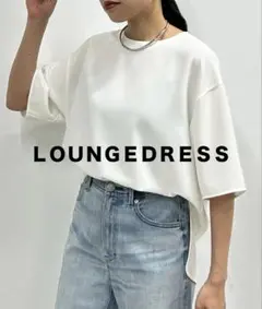 lounge dress ホワイト 半袖 Tシャツ カットソー