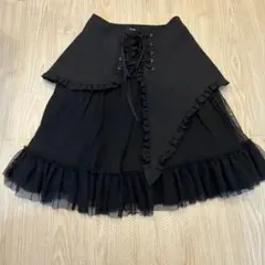 EXCENTRIQUE ブラック コルセットスカート エクサントリーク - メルカリ