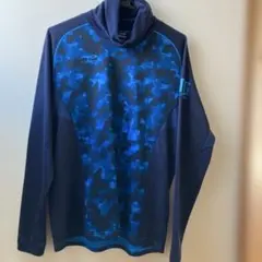 ティゴラ　iHEAT ブルー　ハイネックウェア