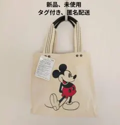 新品！タグ付き　Disney ミッキーマウス　キャンバストート　バッグ　匿名配送