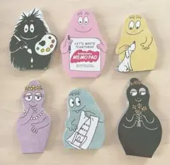 【まとめ売り】　レア　バーバパパ ダイカットメモ 6点