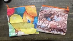 パペットスンスン　ガチャ　スクエアポーチ　2個