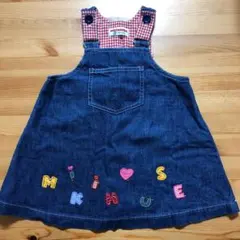 ミキハウス ジャンパースカート ワンピース 90