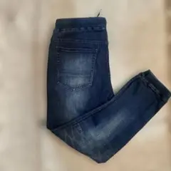 ベイフロー　ユーズド加工　ジョグジーンズ　ダークブルー