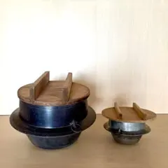 ★専用　　昭和レトロ 鉄製 古民家 羽釜のみ 2025年最新】鉄製羽釜の人気アイテム - メルカリ